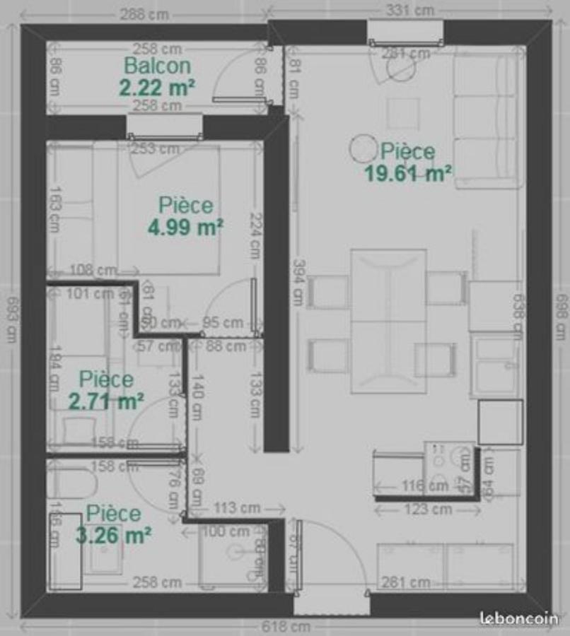Appartement 3 Pieces, 2 Chambres Au Coeur De La Station Génos Esterno foto